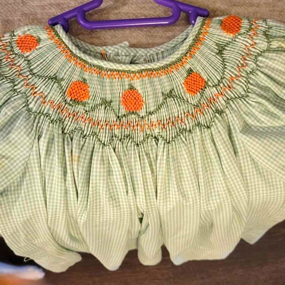 Smocked 18 month dress